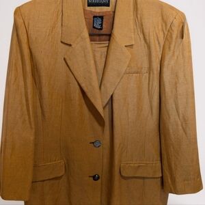 Soliloquy Auburn Blazer And Pencil Skirt